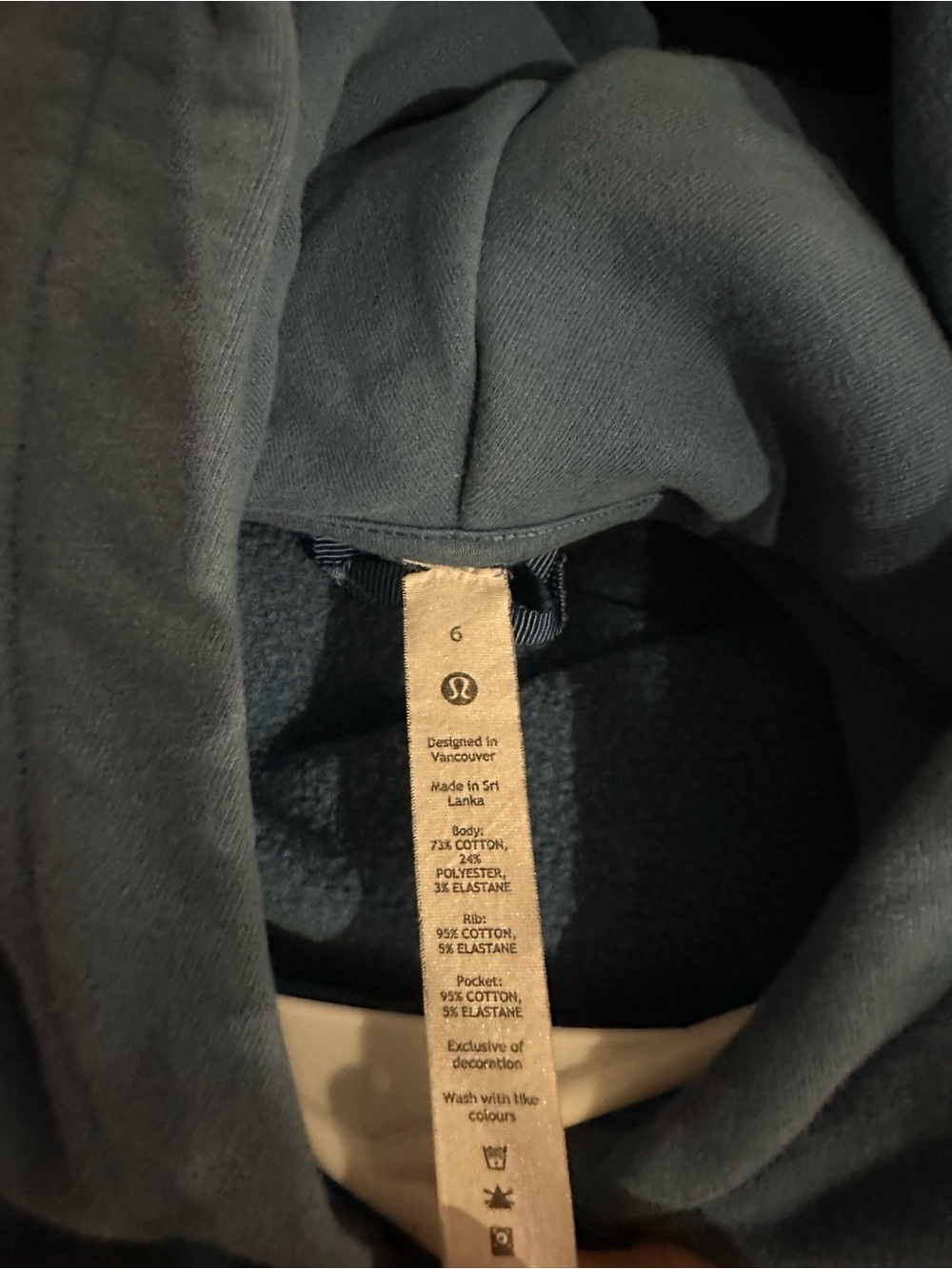 Lululemon Women’s Blue Pullover Hoodie - Picture 2 of 2